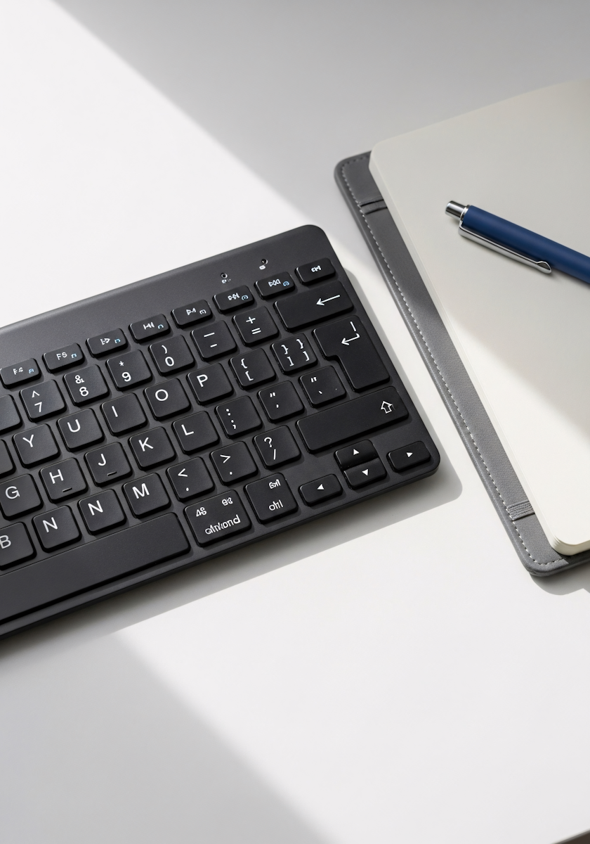 Abstrakte Formen in Blau und Grün