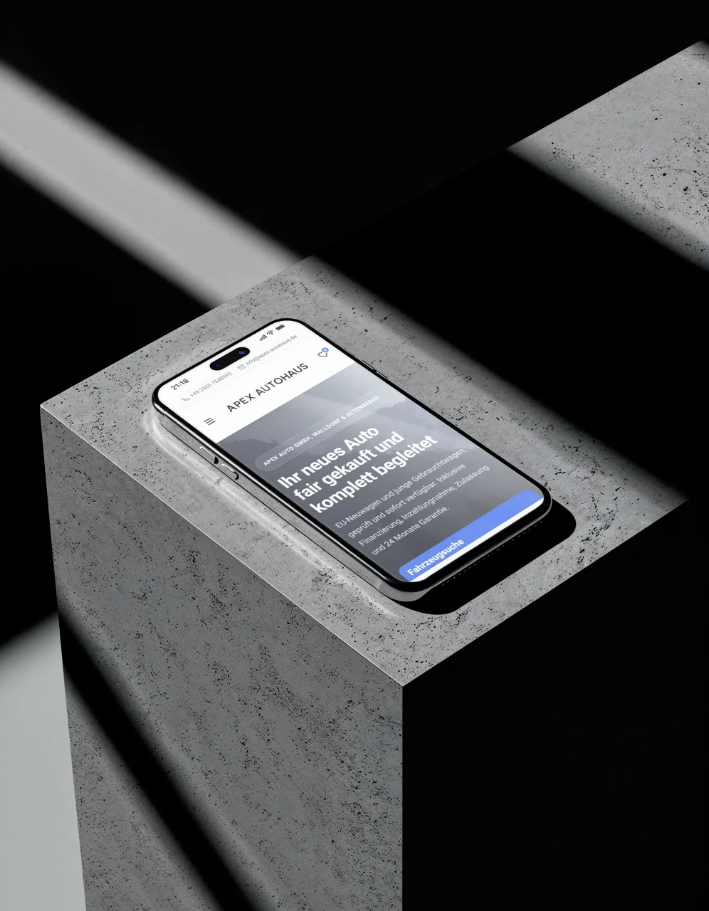 APEX Autohaus – Webdesign von Systra Studios