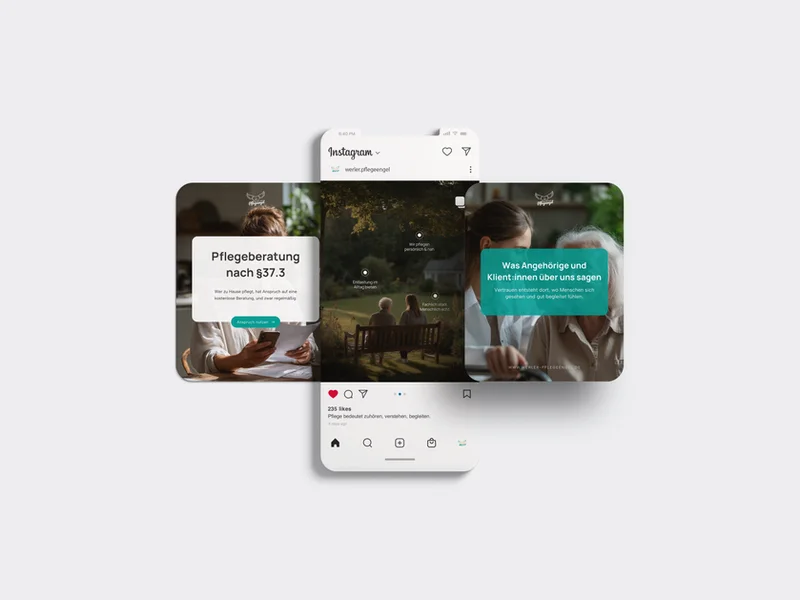 Werler Pflegeengel – Social Media von Systra Studios