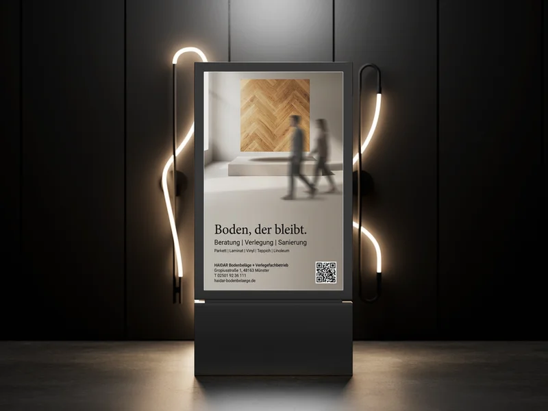 HAIDAR Bodenbeläge – Marketing von Systra Studios