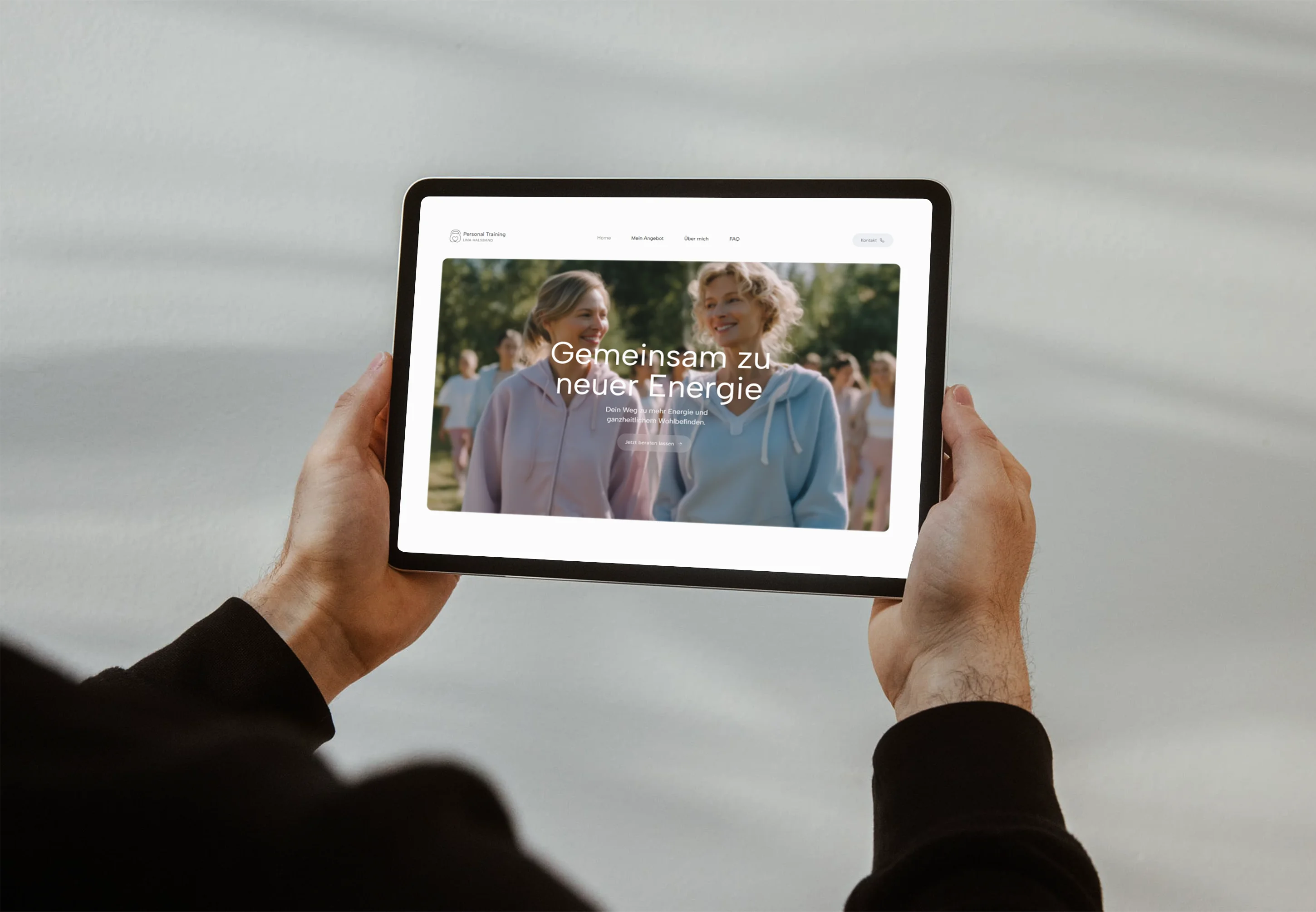 Personal Training mit Lina – Webdesign von Systra Studios